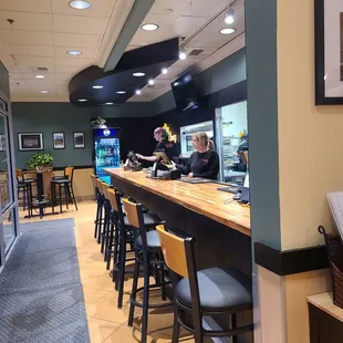 Bar and entryway