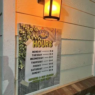 Store hours