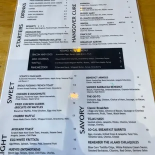 Back menu