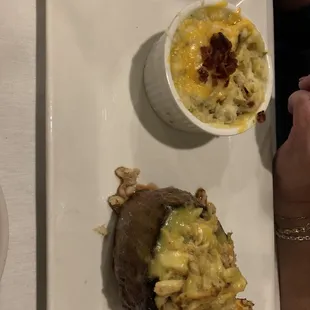 Flagship Filet Mignon Oscar Style Garlic Mashers