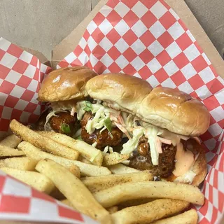 Korean Fried Chicken Sliders