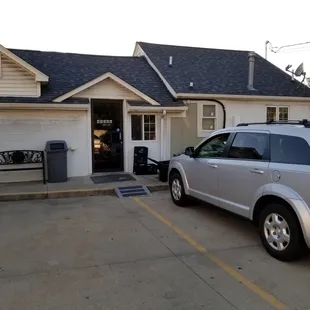 2020-07-13. Screamers Ice Cream, Sterling Heights, MI. Rear parking lot. No public entry.