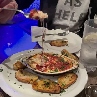 Melted cheese dip app