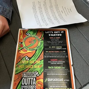 Confusing menu