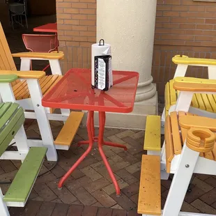 Outdoor seating