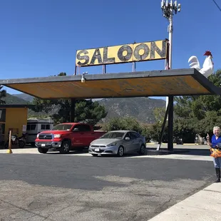 Me and the Screaming Chicken on the rooftop!