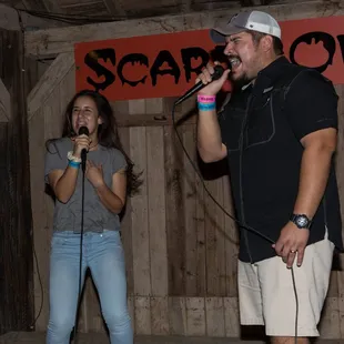 Take a break from the frights and enjoy some Scary-Oke!