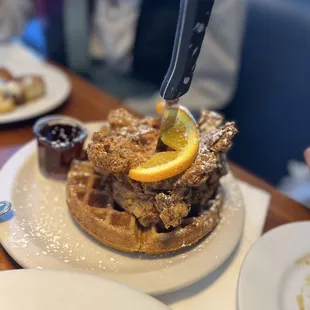 Chicken &amp; waffles