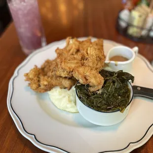 Fried chicken dinner
