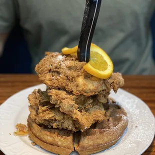 Chicken and waffles!