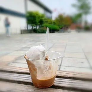 Affogato (already started eating before photo)