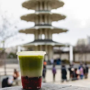 a shot of a cup of fruit juice