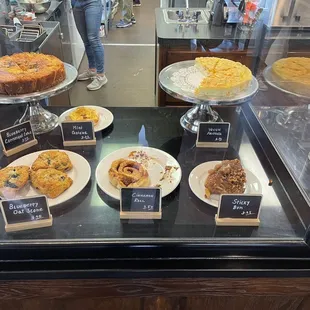 Make your selection at the counter