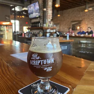 Mein Schatzi Adambier. "Think German Barley wine with this one. Malty and warming"