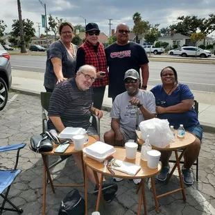 Enjoying with friends