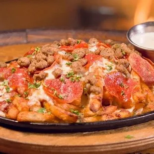 Pizza fries #PlanoTexas #ShopsAtLegacy