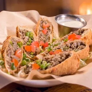 #PhillyCheesesteak #FilletCheesesteakEggrolls #PlanoTexas #ShopsAtLegacy