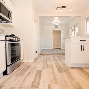 Wood tile flooring by SCS tile!