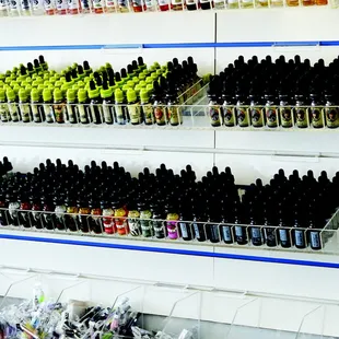 Great e-liquid selection!