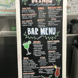 Drink Menu