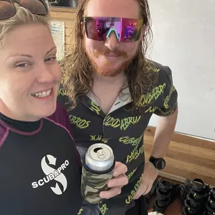 Allan and me after class