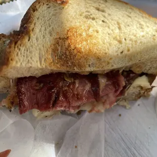 Reuben (light on kraut but still fantastic)