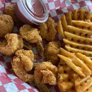food, waffles
