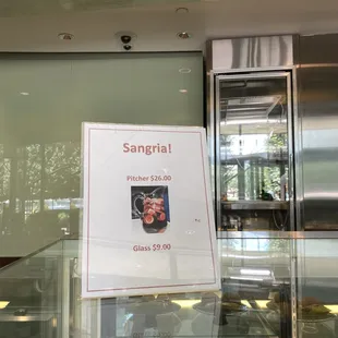 Sangria by glass or pitcher