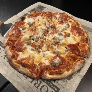 Craft Your Personal 8&quot; Pizza Pepperoni  - Italian Sausage  - Pineapple