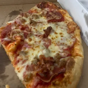 a pizza in a box