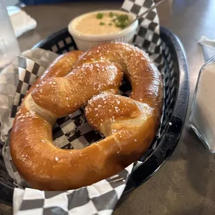 Pretzel with Beer Cheese Spread