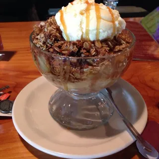 Caramel Apple Crisp Dinner