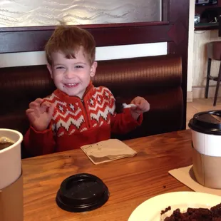 Yummy double chocolate chip muffin