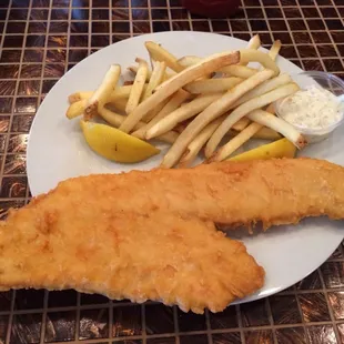Fish n' chips. Very crispy fish. Good stuff.