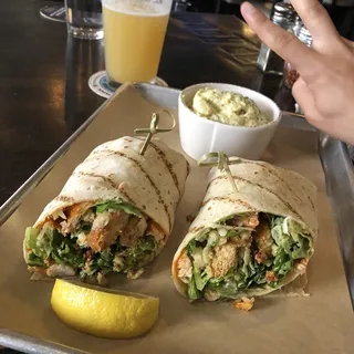 Buffalo Chicken Caesar Wrap