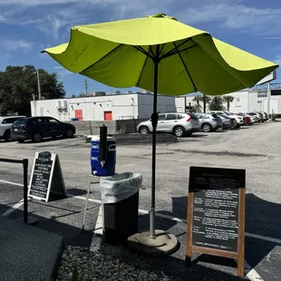 Outside in line