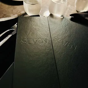 Chic menu covers