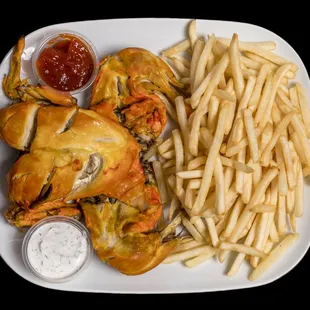 a plate of food