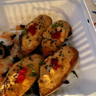 Baked Mussels