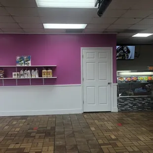the inside of the store