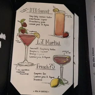 Cocktail menu (3/24)