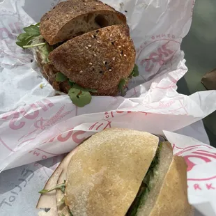 bagels, food
