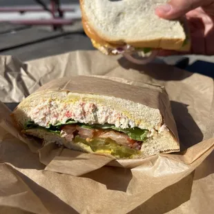 Crab Salad Sandwich