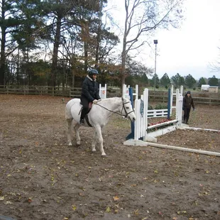 LADY was a good pony to ride. So pretty.