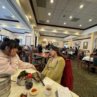 Indoor dining.