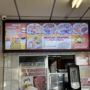Breakfast Menu