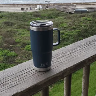 Sound of waves a cup of coffee beautiful day