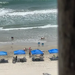 The Free tents (first come first served)  8-4pm. Crew started shutting them down at 4. We enjoyed ours.