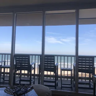View from inside the condo