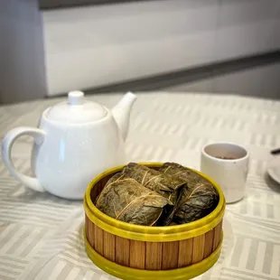 Sticky Rice in Lotus Leaf